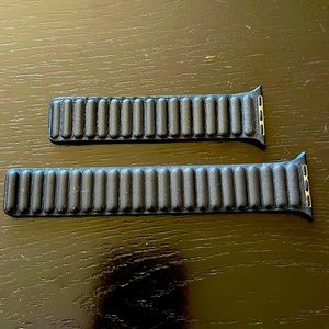 Series 6 Apple Watch genuine leather watch band.